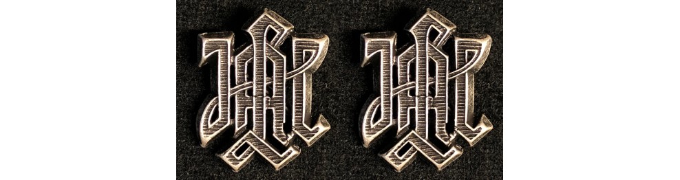 Auflagen für Kragenspiegel und Schulterklappen 